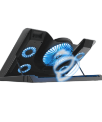 Trust Quno Cooling Stand LED GXT 1125 Laptop cooling stand sa 5 ventilatora + stalak za telefon