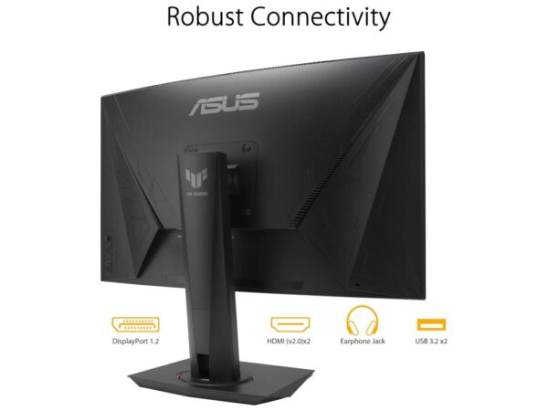 Asus TUF Gaming VG27VQMzakrivljeni gaming monitor,27", FHD,240 Hz, VA,HDMI, DP - Image 3