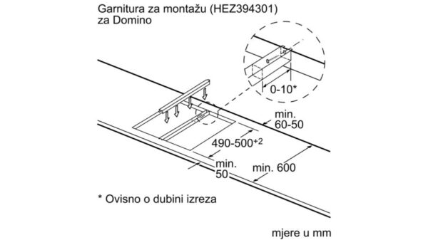 BOSCH DOMINO ploča INDUKCIJSKA Serie 6|, ES - Image 2
