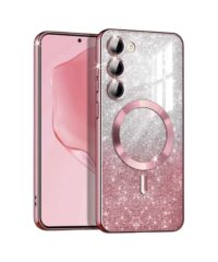 MagSafe glitter maskica Samsung A06 Pink