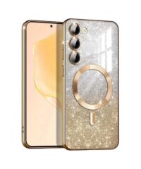 MagSafe glitter maskica Samsung A36 Gold