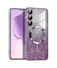 MagSafe glitter maskica Samsung A56 Purple