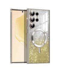 MagSafe glitter maskica Samsung S25 ULTRA Gold