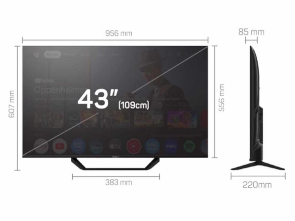 TESLA TV 43E655BUS 4K Google Powered by Google Google Assistant - Image 2