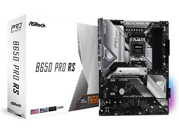 ASROCK MB B650M Pro RSAMD B650, AM5, 4xDDR5, 3xM.24xSATA, RAID, HDMI, DP, MicroATX - Image 2