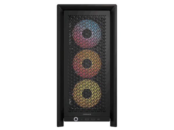 CORSAIR FRAME 4000D RS ARGB3xRS120 ARGB fans, 360mm rad170mm cooler, 430mm GPU, ATX, Black - Image 2