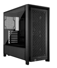 CORSAIR FRAME 4000D RS Case3xRS120 fans, 360mm radiator170mm cooler, 430mm GPU, ATX, Black