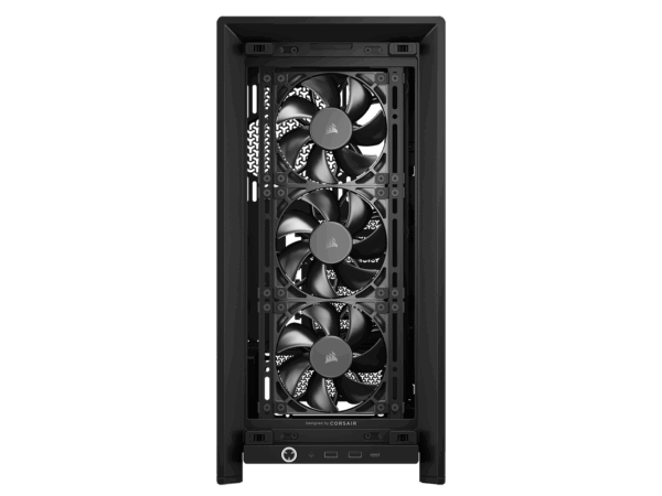 CORSAIR FRAME 4000D RS Case3xRS120 fans, 360mm radiator170mm cooler, 430mm GPU, ATX, Black - Image 3