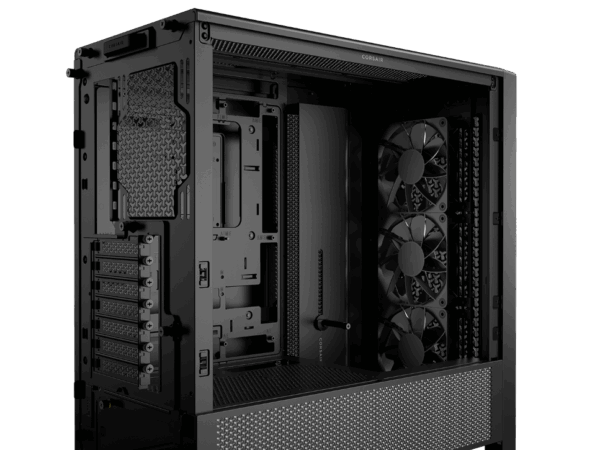 CORSAIR FRAME 4000D RS Case3xRS120 fans, 360mm radiator170mm cooler, 430mm GPU, ATX, Black - Image 6