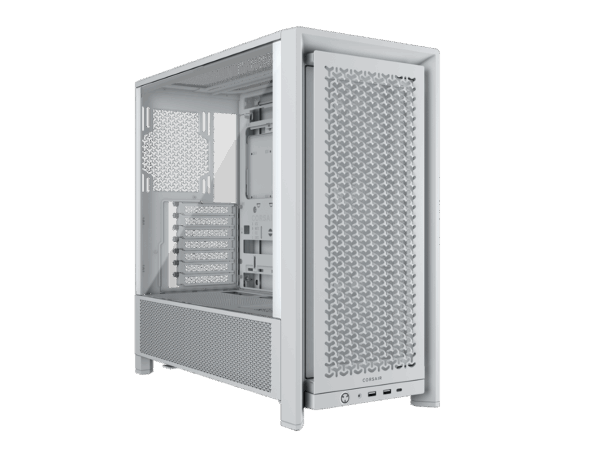 CORSAIR FRAME 4000D RS Case3xRS120 fans, 360mm radiator170mm cooler, 430mm GPU, ATX, White