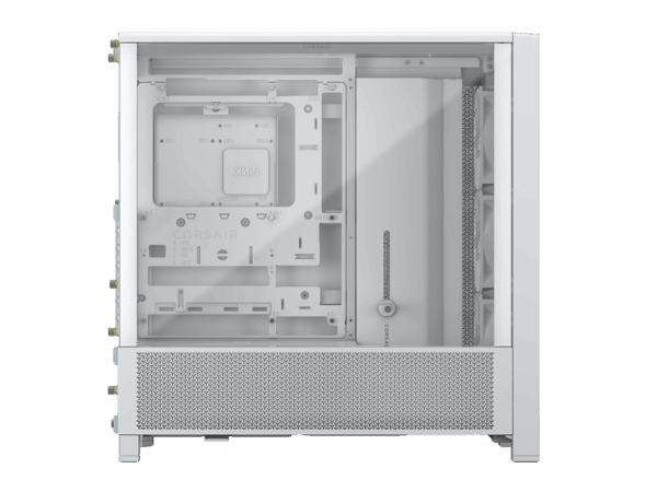 CORSAIR FRAME 4000D RS Case3xRS120 fans, 360mm radiator170mm cooler, 430mm GPU, ATX, White - Image 2
