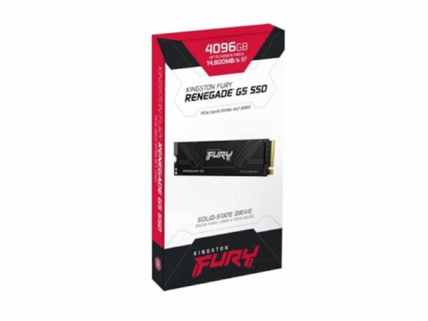 Kingston SSD 4TB NVMe M.2Fury Renegade,  PCIe 5.0R/W : 14800/14000MB/s - Image 2