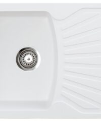 Metalac X Granit Quadro PLUS Usadna kvarcna sudopera bela