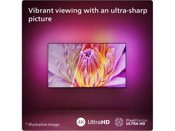 Philips 65"PUS8109 4K Titan OSAmbilight s 3 strane; HDMI 2.1Pixel Precise Ultra HD; Dolby Atmos - Image 3