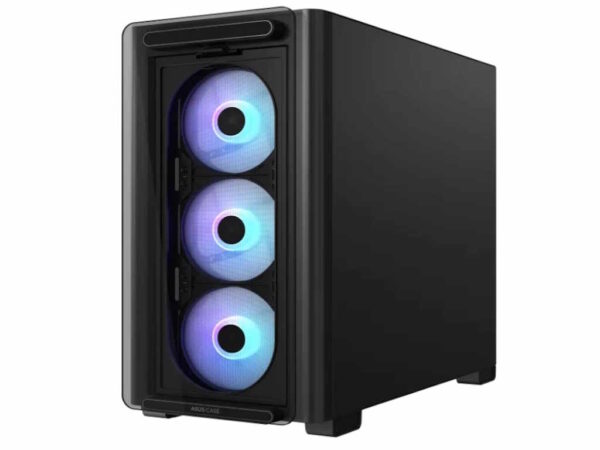 ASUS CASE A23 PLUS TG ARGBBlack, Micro-ATX,4x ARGB fans - Image 2