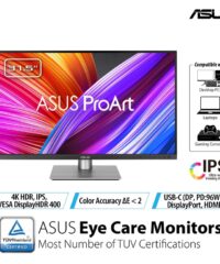Asus 32" ProArt mon PA329CRV32",4K,IPS,350cd,60Hz,5ms,HDMIx2,DPx2,3xUSB 3.2.1xUSB Type-C 96W,Speak