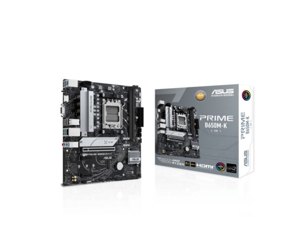 ASUS MB PRIME B650M-KAM5, 2x DDR5, 2x M.2, 8x USB,1x VGA, 1x HDMI, mATX