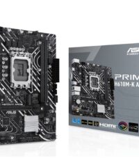 ASUS MB PRIME H610M-K ARGBLGA1700, 2xDDR5, 1x M.2, 6xUSB1x VGA, 1x HDMI, mATX
