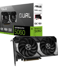 ASUS VGA DUAL-RTX5060-O8G 8GB GDDR7 OC, 128-bit, 3x DP, 1x HDMI