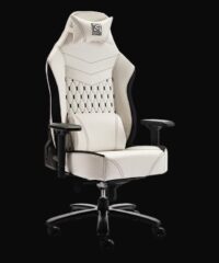 LC-Power Gaming Chair White/Black XL size Adjustable armrests, do 180kg
