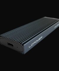 LC-Power SSD M.2 Enclosure Black, USB-C (USB 3.2 Gen2x1)