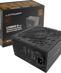 LC-Power PSU 850w Bronze 80+, ATX, 135mm fan, APFC, 3xPCIe 6+2Pin, 4xSATA, black