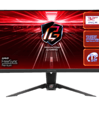 ASROCK MONITOR PG32QF2B 31,5"FLAT GAMING;QHD;165Hz;1ms;2xHDMI,DP;Speaker,High,Swivel,Tilt,WiFi