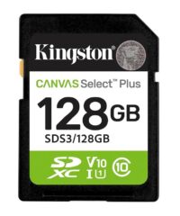 Kingston SDHC 128GB Class 10Canvas Select Plus150 MBs,Class 10 UHS-I