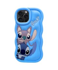 Silikonska maska Stitch iPhone 15 Plava
