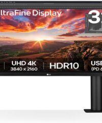 LG 31,5" 32UN880K-B Ergo monit4K 3840x2160, IPS, Ergo stand60Hz, 350cd, 5ms, 2xHDMI, DP, Type-C