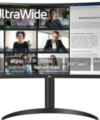 LG 34" UltraWide curved monitoVA, WQHD 3440x1440, 300cd100Hz, 5ms, HDMI, DP, Type-C, HAS, Tilt