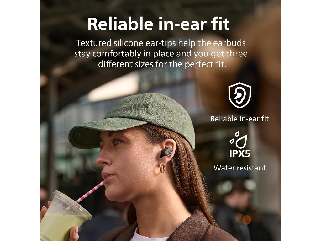 Philips TAT5000BK BT slusaliceDetaljan prirodni zvuk; 6 mikrNoise Canceling Pro; 4oh baterija - Image 7