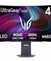 LG 45" WQHD OLED RGB Monitor800R, 3440x1440, 240Hz, 275cd0.03ms, DP, 2xHDMI, Type-C 65W, Speakers