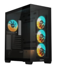 Gigabyte C500 Panoramic Stealt Mid-tower, ATX, 4x ARGB fans Black Case