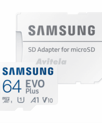 Samsung Micro SD 64GB EVO Plussa adapterom;Up to 160MBs