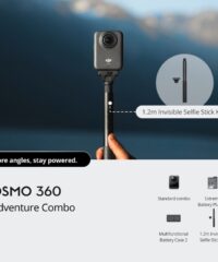 DJI Osmo 360 Adventure Combokamera,1/1.3" CMOS s f/2.8, USB-C PD punjenje,1770 mAh