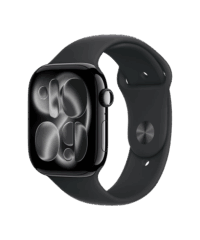 Apple Watch Series 11 GPS 46mm Jet Black Aluminium Case With Black Sport Band MEUW4 M/L