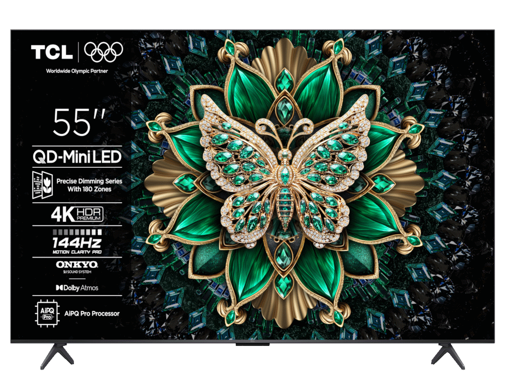TCL 55"C6K 4K QD-Mini LED TV144Hz Google TV; Game Master;Dolby Atmos; Onkyo 2.1; HDR Premium; - Image 2