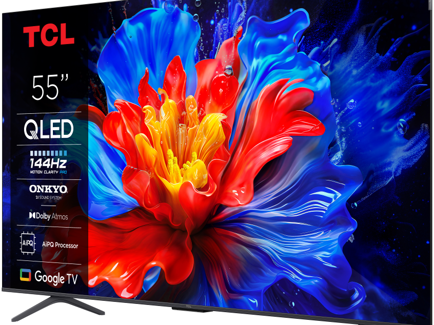 TCL 55"P8K 4K QLED TV 144HzGoogle TV; Motion Clarity Pro;Game Master; Onkyo 2.1; - Image 2