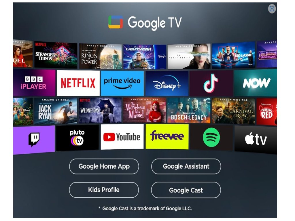 TCL 65"P8K 4K QLED TV 144HzGoogle TV; Motion Clarity Pro;Game Master; Onkyo 2.1; - Image 4