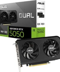 ASUS VGA DUAL-RTX5050-O8G 8GB GDDR6 OC, 128-bit, 3x DP, 1x HDMI