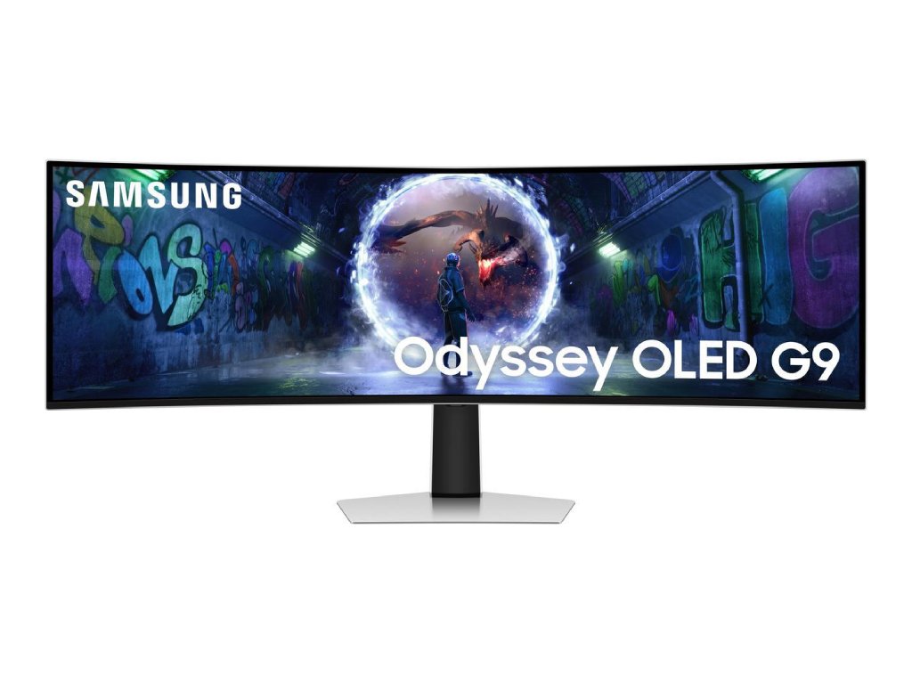 Samsung 49" OLED Monitor G93SD1800R, DQHD, 240Hz, 0.03msDP, HDMI, Micro HDMI, USB-C, HAS, Tilt - Image 5