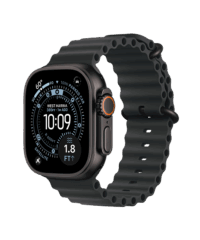 Apple Watch Ultra 3 49mm Black Titanium Case+Black Ocean Band MF0J4