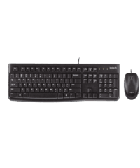 Logitech tastatura i mis MK120 Black