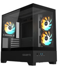 Gigabyte Case GB-C201P Mid-tower, mATX, 3x 120mm ARGB fans