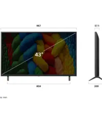 LG TV LED 43NANO80A3B