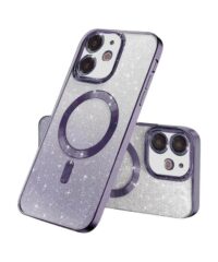 MagSafe glitter maskica iPhone 12 Pro Max Purple
