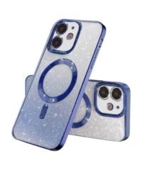 MagSafe glitter maskica iPhone 17 Pro Max Blue