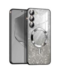 MagSafe glitter maskica Samsung S24 Black