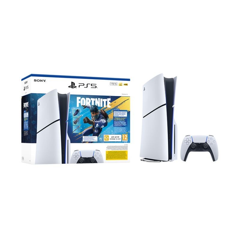Playstation 5 Slim E chassis + Fortnite Flowering Chaos VCH